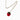 Strawberry Beaded Pendant — handcrafted jewellery by A Hand Crafted Gaatha