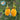 Close-up of Ami handmade micro-crochet mango earrings hanging from a tree branch with lush green leaves in the background.