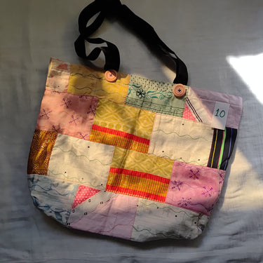 Brick-Patch Canvas Totes