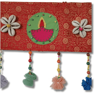 Upcycled Om-Diya Diwali Toran Bandhanvar