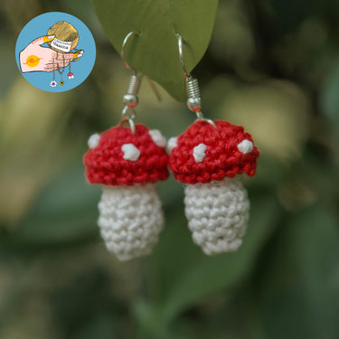 Mushroom Earrings