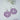 Violet Glimmer Earrings — handcrafted jewellery by Knots to Node