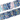 Party Blue Streamer Combo - Blue Banner Bunting + Blue Fringe Streamer Garland (Pack of 2)