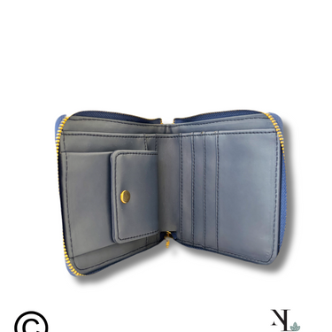 Sunset Blue Lippan Art Mini Wallet