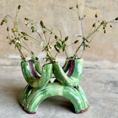 Zest and Earth Sculptural Vase