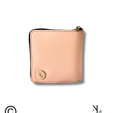 Lotus Peach Lippan Art Mini Wallet