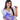 Lilac Mist Lippan Art Handcrafted Baguette Bag/Sling