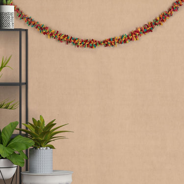 Upcycled Rainbow Rolly Molly String - Party Streamer