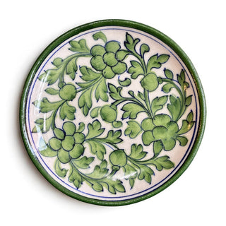 6 Inch Blue Pottery Plate - Kala Curry