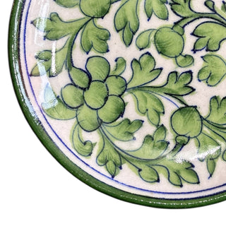 6 Inch Blue Pottery Plate - Kala Curry