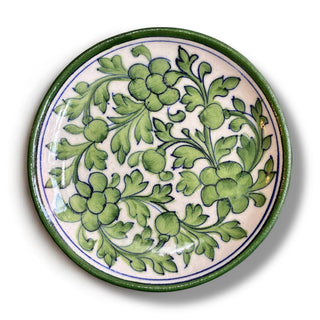 6 Inch Blue Pottery Plate - Kala Curry