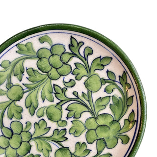 6 Inch Blue Pottery Plate - Kala Curry