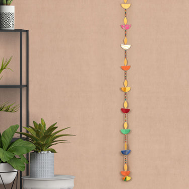 Upcycled Fabric Diya String Festive Decoration