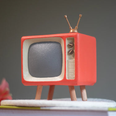 Retro TV Desk Organiser (Retro Red)