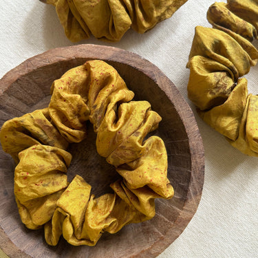 Meadow Silk Scrunchie