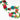 Upcycled Multicolor Flower Decorative Festive Garland String — handcrafted home decor by USE ME WORKS