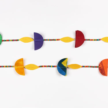 Upcycled Fabric Diya String Festive Decoration