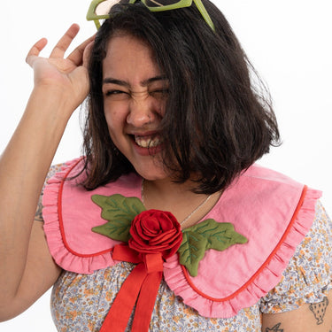 PINK ROSE PASTRY COLLAR 🌹🌸🍰