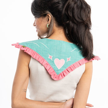 COTTON CANDY HEART COLLAR 💕🦋🐁 ⊹˚.