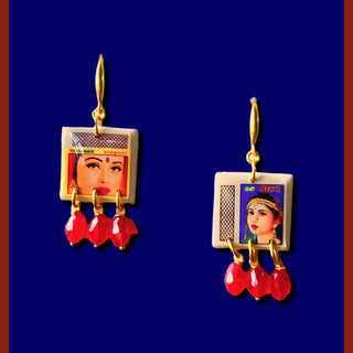 Aish vs. Jaya?! Matchbox - Earrings - Kala Curry