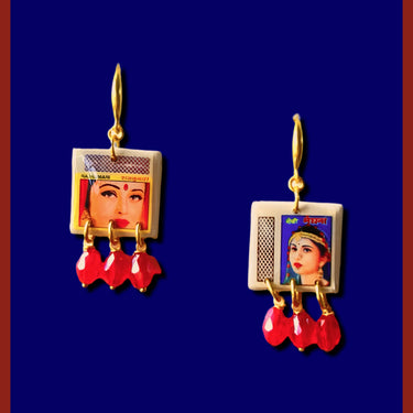 Aish vs. Jaya?! Matchbox - Earrings - Kala Curry