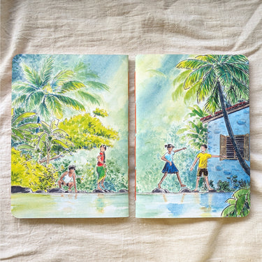 Across the Stream | A5 hand-stitched notebook