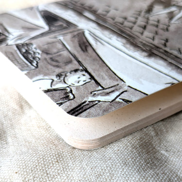 Boy on the Roof | A5 hand-stitched notebook