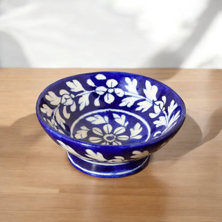 Blue pottery, handmade bowl Set Of (2) - Kala Curry