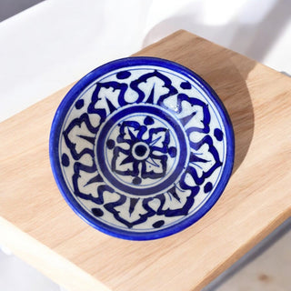 Blue Pottery Handmade Bowl Set Of (2) - Kala Curry