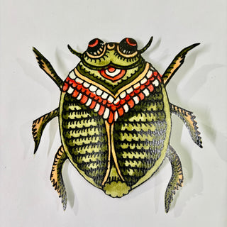 Bug Fridge Magnet (Oval) - Kala Curry