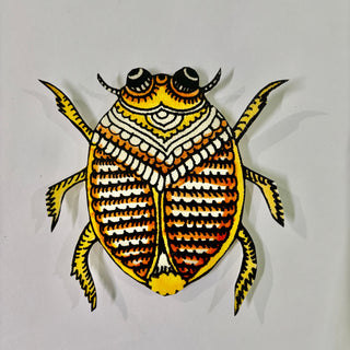Bug Fridge Magnet (Oval) - Kala Curry