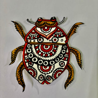 Bug Fridge Magnet (Pointed Oval) - Kala Curry