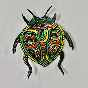 Bug Fridge Magnet (Wide Oval) - Kala Curry