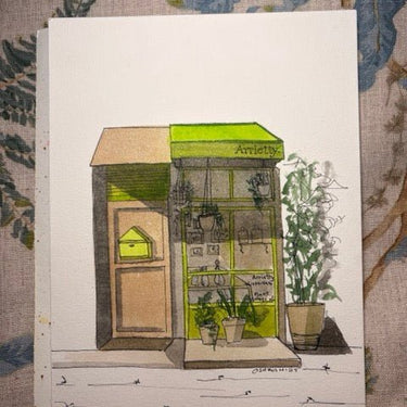 Cafe ARRIETTY – Kyoto Ghibli‑Inspired Watercolor - Kala Curry