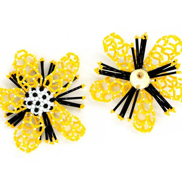 Bumble Bee Studs Yellow