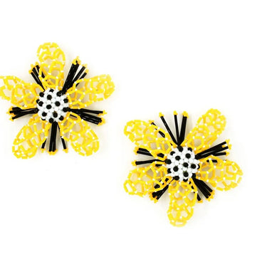 Bumble Bee Studs Yellow