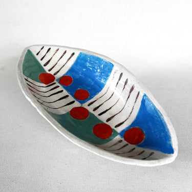 Ceramic Boat Shaped Bowl Sky