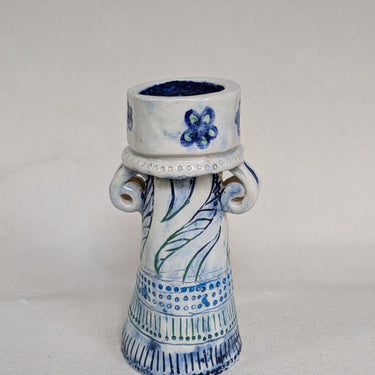 Ceramic Candlestand Indigo