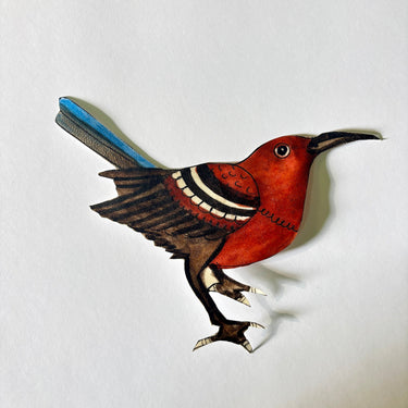 Crimson Sunbird Fridge Magnet - Kala Curry
