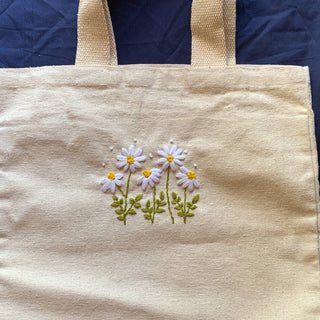 Daisies Tote Bag - Kala Curry