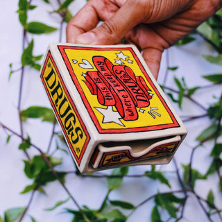 DRUGS - Matchbox Ashtray - Kala Curry