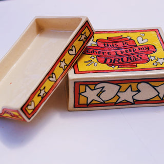 DRUGS - Matchbox Ashtray - Kala Curry