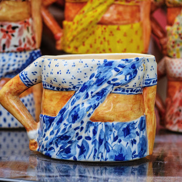 Saari Mug in White Summer Florals