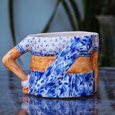 Saari Mug in White Summer Florals