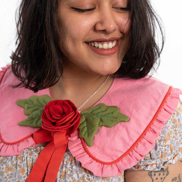 PINK ROSE PASTRY COLLAR 🌹🌸🍰