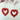 Flaming Heart Earrings - Kala Curry Creative LLP