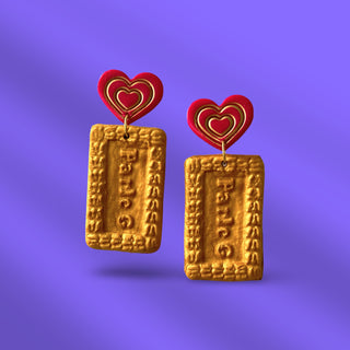 Gold Biscuit - Earrings - Kala Curry