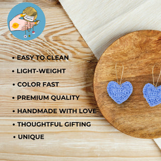 Heart Earrings - Kala Curry