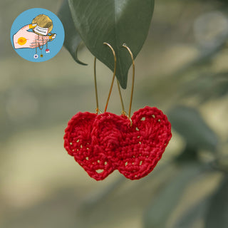 Heart Earrings - Kala Curry