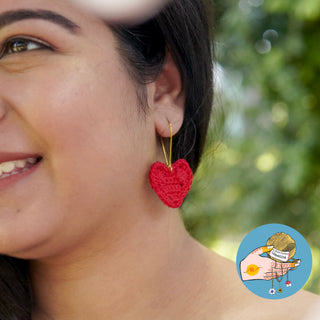 Heart Earrings - Kala Curry